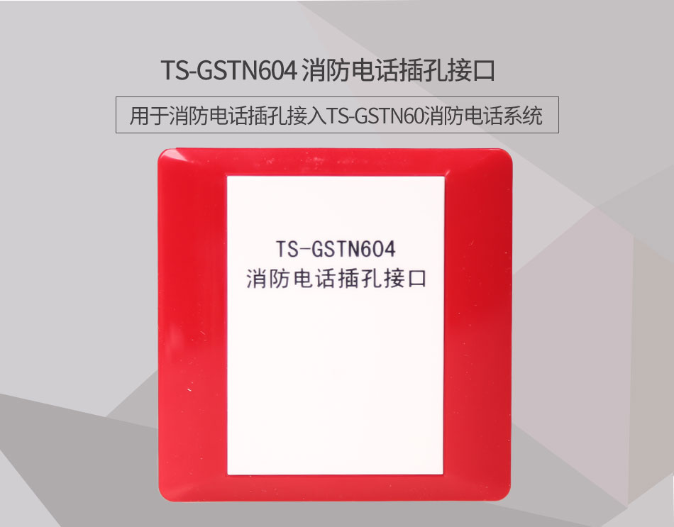 江苏海湾TS-GSTN604消防电话接口情景展示